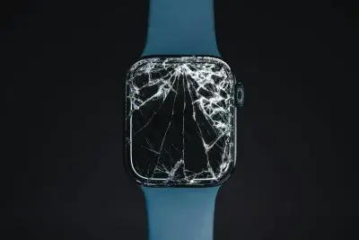 Technician repairing a smartwatch